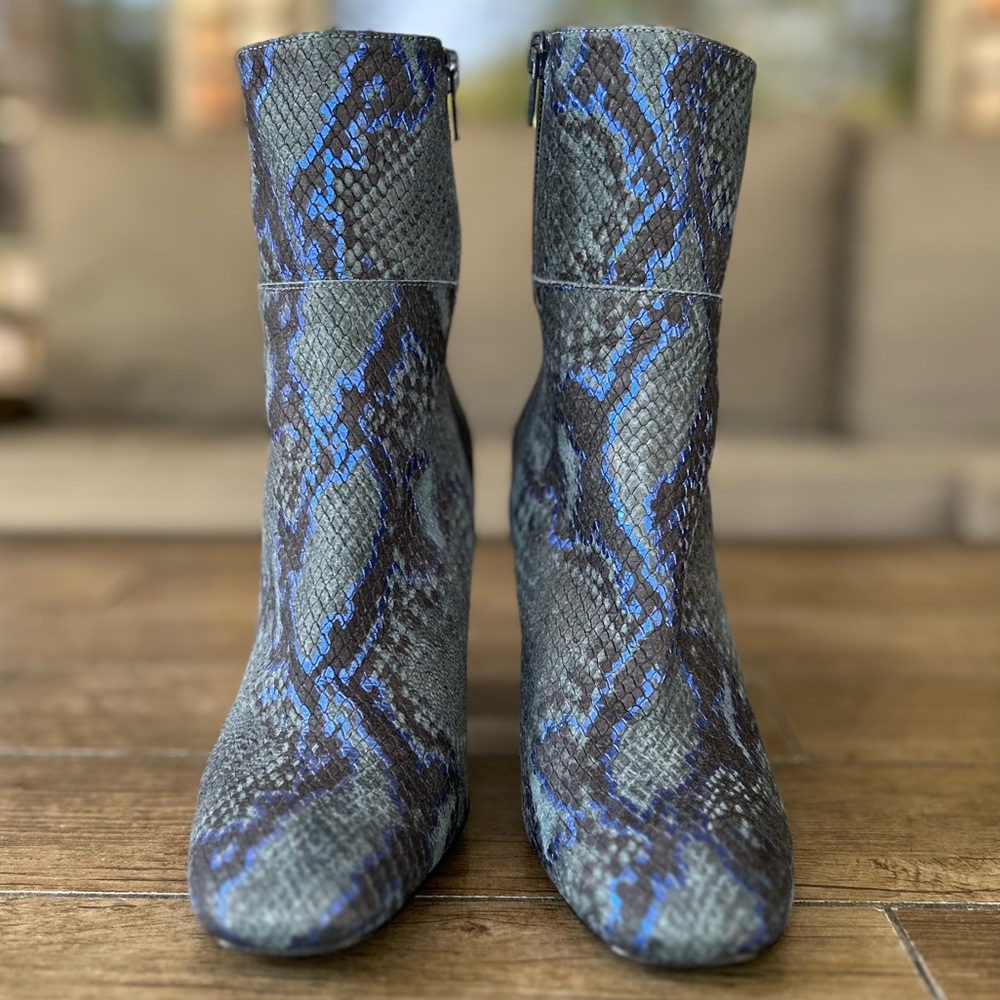 Free People Nolita Snakeskin Ankle Boots Women’s Size US 8 EU 38 - Picture 7 of 14